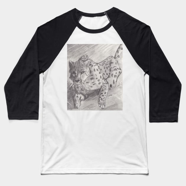 Cheetah Baseball T-Shirt by Absel123